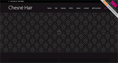 Desktop Screenshot of chesnehair.com